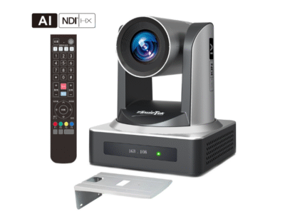 AI PTZ Camera with NDI®, SDI, HDMI, USB3.0, and AI Auto Tracking for 1080p60 Live Streaming