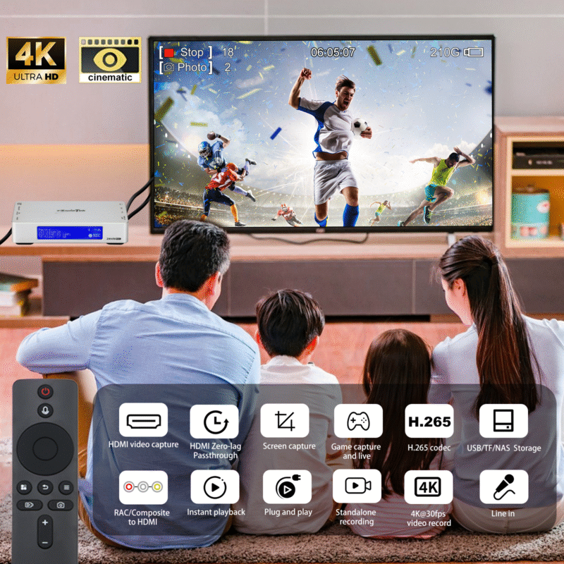 ZowieREC - A powerful and easy-to use video recorder for high quality 4k recording of analog signals. 1080p100/120 supported. No PC-required.