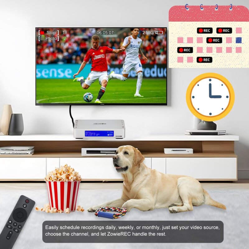 ZowieREC - A powerful and easy-to use video recorder for high quality 4k recording of analog signals. 1080p100/120 supported. No PC-required.