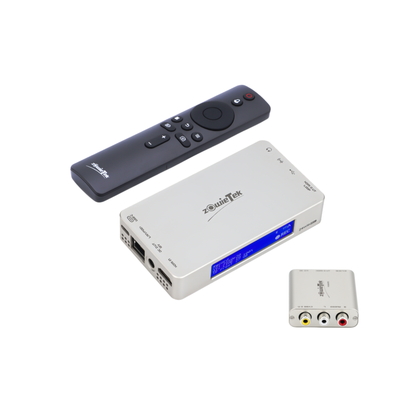 4K HDMI Video Recorder with AV to HDMI Adapter