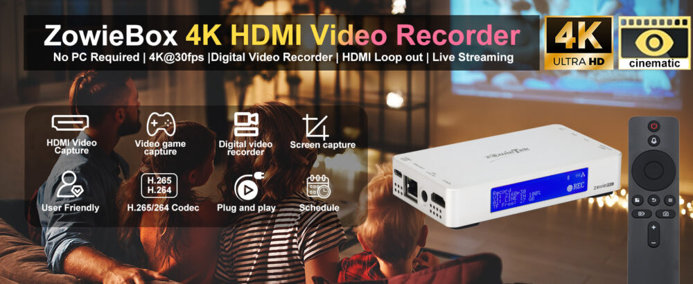 ZowieREC 4K 30fps HDMI Recorder, DVR, Spielekonsole Produktbild-Vorschau 10