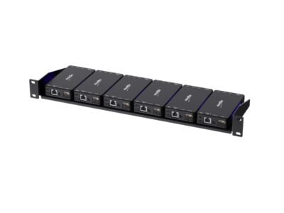 ZowieX 1U rack mount with stainless steel hardware for secure installation of ZowieBox -- Zowietek encoder decoders in standard 19” equipment racks