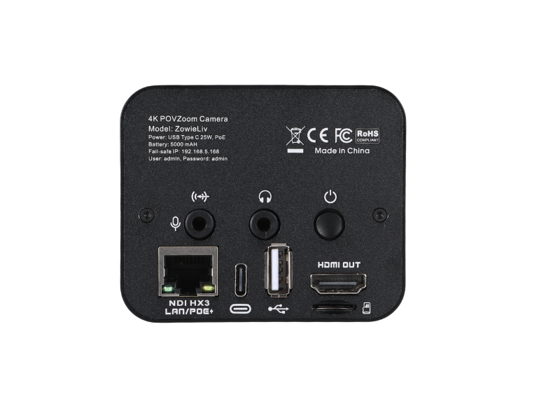 POVZoom Air- 4K Optical Zoom Camera - Image 6