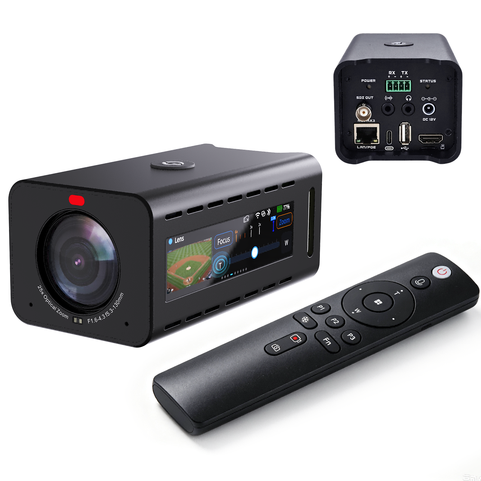 4K NDI POVZoom Camera 18X/25X Optical Zoom - Image 2